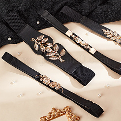 4Pcs 4 Style Imitation Leather Elastic Chain Belt&nbsp;AJEW-GA0006-22B