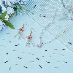 2700Pcs 9 Styles Glass Bugle Beads&nbsp;SEED-PA0001-11