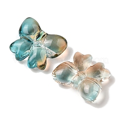 Transparent Spray Paint Glass Beads&nbsp;GLAA-Z011-02F