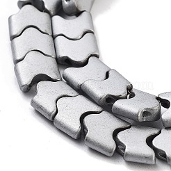 Synthetic Non-magnetic Hematite Beads Strands&nbsp;G-P545-I02-01G