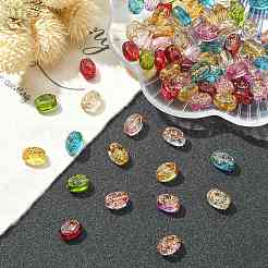 100Pcs Transparent Glass Beads Strands&nbsp;GLAA-CJ0002-10