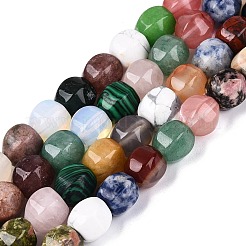Natural & Synthetic Mixed Stone Beads Strands&nbsp;G-Q608-08A-09