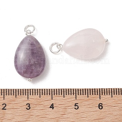 Natural Mixed Gemstone Pendants&nbsp;PALLOY-JF05387-02