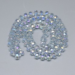 Electroplate Glass Beads Strands&nbsp;EGLA-Q083-6mm-A07