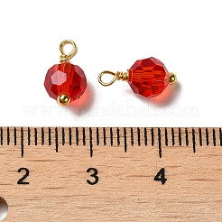 Glass Charms&nbsp;KK-P242-04G