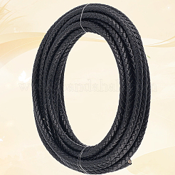 Braided Leather Cord with Core&nbsp;WL-CL0001-01A