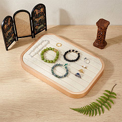 Velvet Ring Organizer Display Tray&nbsp;ODIS-WH0099-322