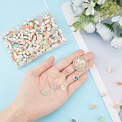 200Pcs Handmade Polymer Clay Beads&nbsp;CLAY-SC0001-50