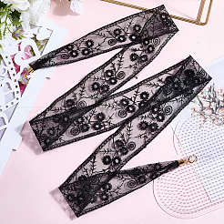 1Pc Cotton Polyester Lace Headbands for Women&nbsp;AJEW-CY0001-73C