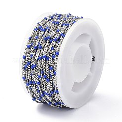 304 Stainless Steel Enamel Curb Chains&nbsp;CHS-P013-01P-09