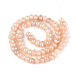 Natural Cultured Freshwater Pearl Beads Strands&nbsp;PEAR-N025-01C