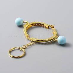 Iron Purse Frame Handle Keychain&nbsp;KEYC-WH0024-23G