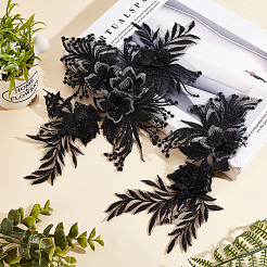 Flower Polyester Computerized Embroidery Sew on Ornament Accessories&nbsp;DIY-WH0366-39