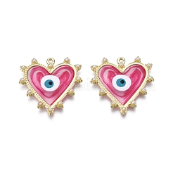 Alloy Enamel Pendants&nbsp;ENAM-F143-13-G