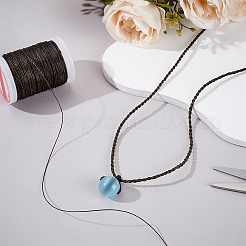 120M Round Waxed Polyester Cord&nbsp;YC-WH0019-01B