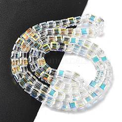 Electroplate Glass Beads Strands&nbsp;EGLA-H108-01A-AB01