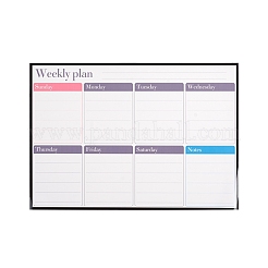 Magnetic Dry Erase Weekly Calendar for Fridge&nbsp;AJEW-E043-09