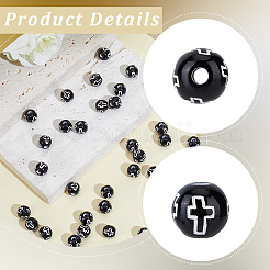 600Pcs Craft Style Acrylic Beads&nbsp;SACR-PA0001-35