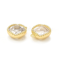 Clear Glass Pendnants&nbsp;KK-P228-18G