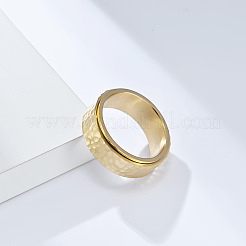 Textured 304 Stainless Steel Finger Rings&nbsp;FS-WG2C156-09