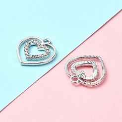 Alloy with Crystal Rhinestone Pendants&nbsp;ALRI-YW0001-21