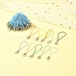 100Pcs Polyester Cord Mobile Straps&nbsp;MOBA-FS0001-02G