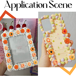 48Pcs 6 Styles Opaque Resin Imitation Food Decoden Cabochons&nbsp;CRES-SC0002-84