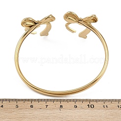 304 Stainless Steel Cuff Bangles for Women&nbsp;LS-BJEW-A147-01C-G