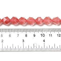 Cherry Quartz Glass Beads Strands&nbsp;G-K382-A05-03