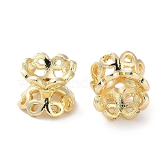 Rack Plating Brass Spacer Beads&nbsp;KK-F090-19LG