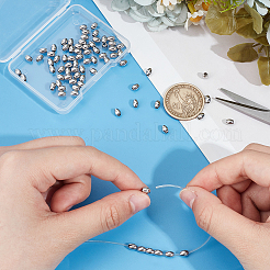 80Pcs 201 Stainless Steel Beads&nbsp;STAS-UN0056-11