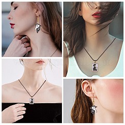 25Pcs 5 Style Alloy Enamel Pendants&nbsp;ENAM-SZ0004-13