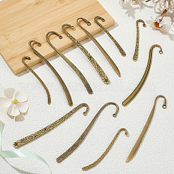 12Pcs 6 Style Tibetan Style Bookmarks&nbsp;FIND-ME0002-20