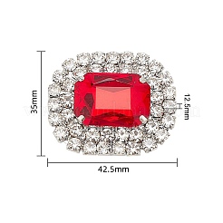 Alloy Rhinestone Shoe Decorations&nbsp;FIND-WH0126-417A