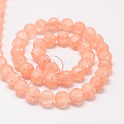 Synthetic Crackle Quartz Bead Strands&nbsp;X-CCG-K002-8mm-04