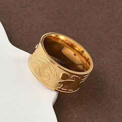 304 Stainless Steel Finger Rings for Women&nbsp;LS-RJEW-F195-04G