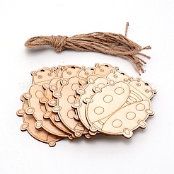 Wood Cutouts Ornaments&nbsp;WOOD-WH0112-78