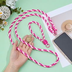2Pcs Polyester & Spandex Cord Phone Hand Strap Chains&nbsp;HJEW-PH02163