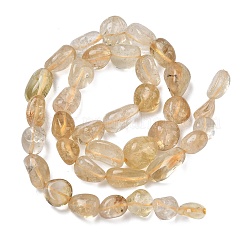 Heated Natural Citrine Beads Strands&nbsp;G-L650-I01-01