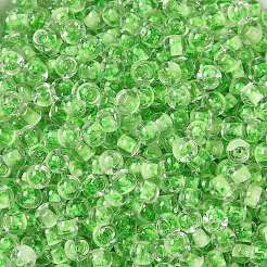 Transparent Inside Colours Glass Seed Beads&nbsp;SEED-A032-04C