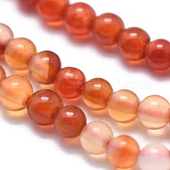 Natural Carnelian Beads Strands&nbsp;G-A177-04-19