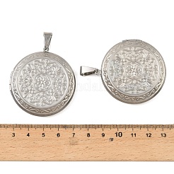 316 Stainless Steel Locket Pendants&nbsp;STAS-K321-19P