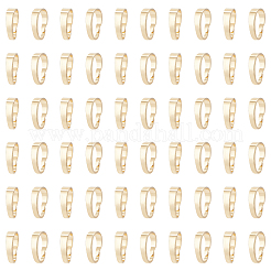 120Pcs Brass Snap on Bails&nbsp;KK-BC0013-68G