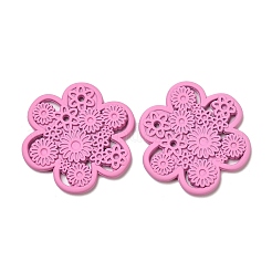 Rubberized Style Acrylic Beads&nbsp;MACR-D074-04
