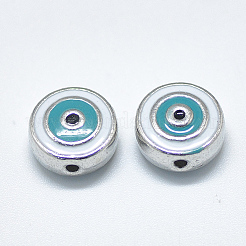 Alloy Enamel Beads&nbsp;X-ENAM-S117-07B