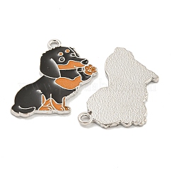 Rack Plating Alloy Enamel Pendants&nbsp;ENAM-Z014-01P-01