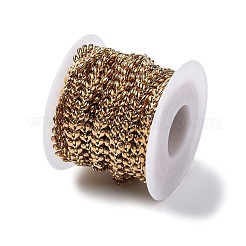 Ion Plating(IP) 304 Stainless Steel Cobs Chains&nbsp;CHS-H019-01G