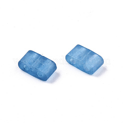 FGB 2-Hole Baking Paint Glass Seed Beads&nbsp;X-SEED-S031-M-SH1205FR