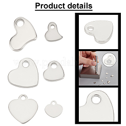 120Pcs 6 Styles 201 Stainless Steel Charms&nbsp;STAS-PH0005-61