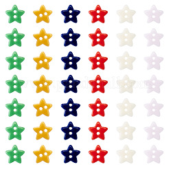 80Pcs 2-Hole Porcelain Buttons&nbsp;PORC-PJ0001-02B